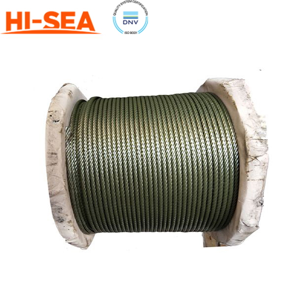 6×61FWS Bright Large Diameter Steel Wire Rope for Hoisting